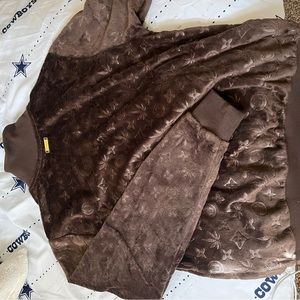 Brown jacket new comes with tag size L men